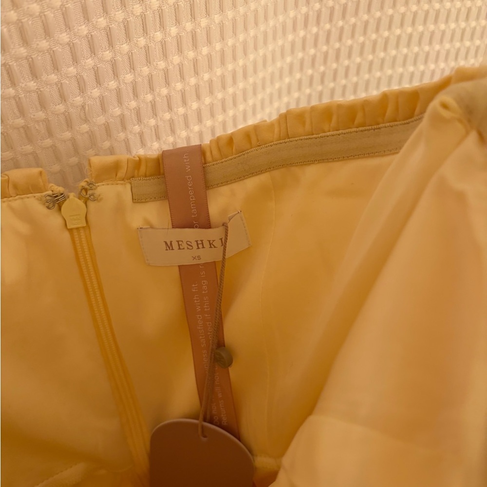Meshki Strapless Yellow Dress - Picture 7 of 9